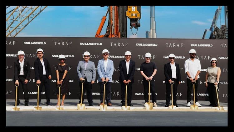 Taraf and Karl Lagerfeld Break Ground on Landmark Villas in Meydan