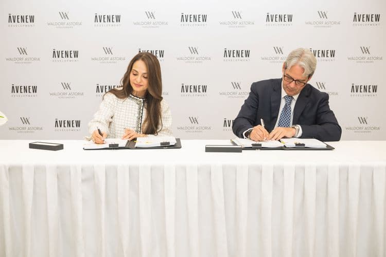 AVENEW Development and Hilton Announce Waldorf Astoria Dubai Islands