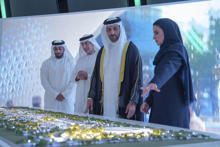 Sultan bin Ahmed Al Qasimi Attends Khalid bin Sultan City Launch