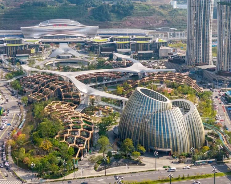 Yibin Rail Hub Transforms into 9M sq ft Urban Destination